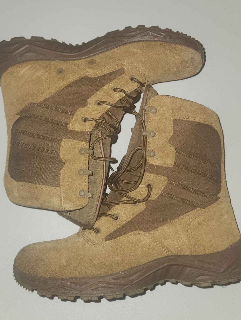 Interceptor Tactical Wheat Suede Boots - Size 10 Men